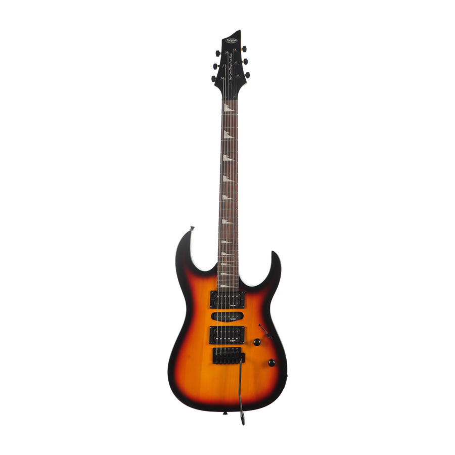 SQOE Seib370 sunburst электрогитара