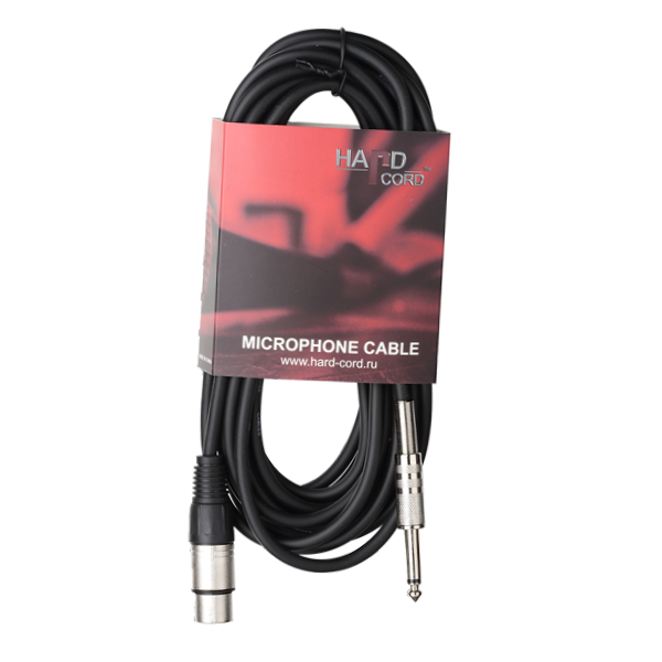 HardCord MCJ-60 микрофонный кабель XLR-Jack mono 6m